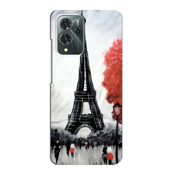 Чехол с принтом «Башня в Париже» для ZTE Blade V40 Pro