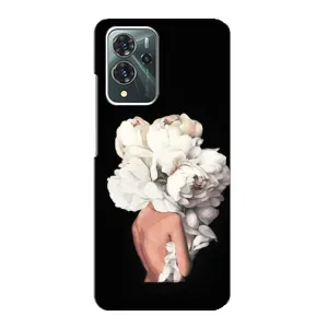 Чехлы (ART) Цветы на ZTE Blade V40 Pro (VPrint) (Білі квіти)