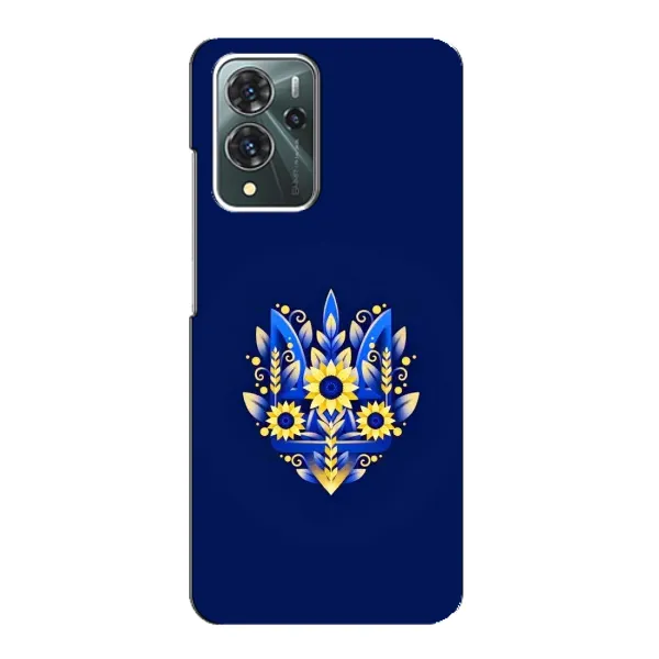 Чохол з принтом «Квітковий Герб» для ZTE Blade V40 Pro Чохол з принтом «Квітковий Герб» для ZTE Blade V40 Pro