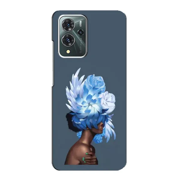 Чехол с принтом «Цветы на голове» для ZTE Blade V40 Pro