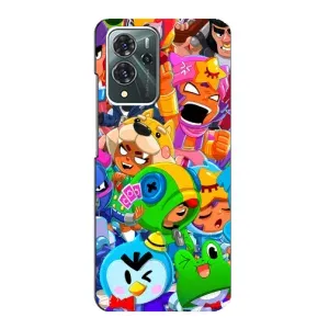 Чехол для ZTE Blade V40 Pro Бравл Старс (VPrint) (Герої Бравл Старс)