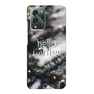 Новорічні, Святкові Чохли для ZTE Blade V40 Pro - 2024 год (Hello winter)