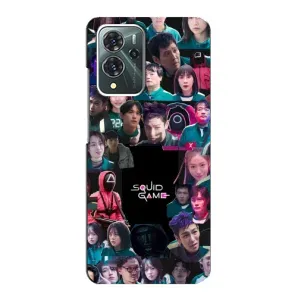 Чохол з принтом «Колаж Гра кальмара» для ZTE Blade V40 Pro