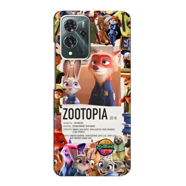 Чохол з принтом «Постер Зоотрополіс» для ZTE Blade V40 Pro