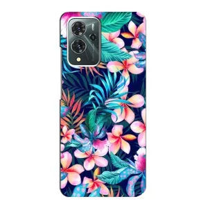 Чехол с принтом «Красочные цветы» для ZTE Blade V40 Pro