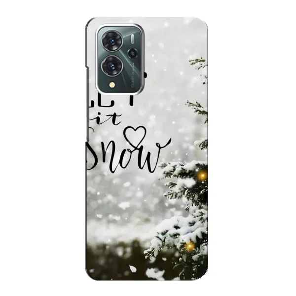 Чохол з принтом «Let it snow» для ZTE Blade V40 Pro