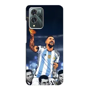 Чохли для ZTE Blade V40 Pro (Leo чемпіон) (AlphaPrint) (Мессі з кубком)