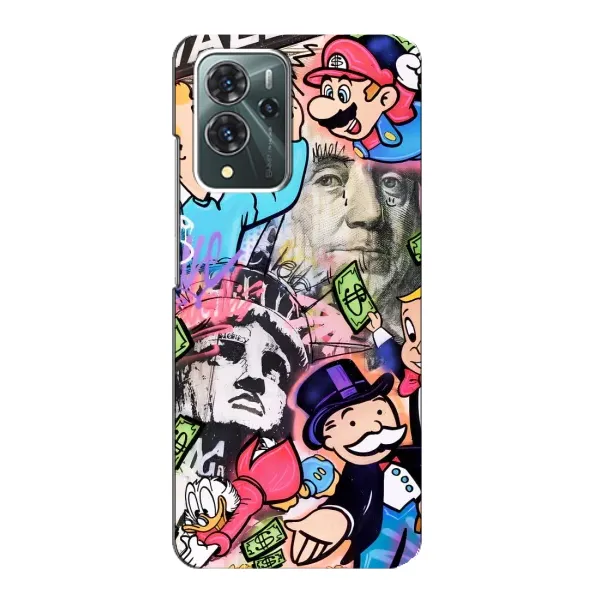 Чехол с принтом «Monopoly man» для ZTE Blade V40 Pro