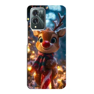 Чехол с принтом «Олень с шарфом» для ZTE Blade V40 Pro