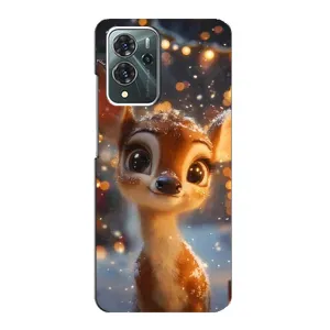 Чехол с принтом «Олененок среди гирлянд» для ZTE Blade V40 Pro