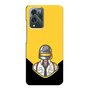 Чеjхол PUBG для ЗТЕ Блейд В40 Про (AlphaPrint) (Пабг в шоломі)