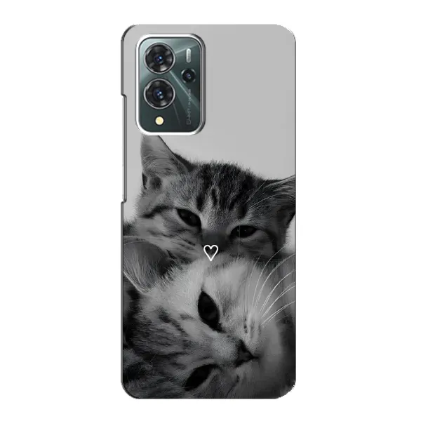Чохол з принтом «Пара котів» для ZTE Blade V40 Pro