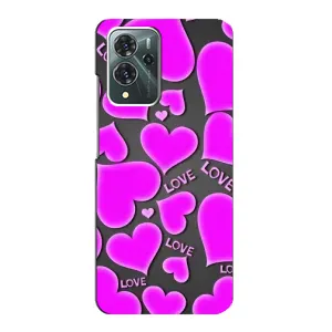 Чехлы для любимой на ЗТЕ Блейд В40 Про (VPrint) (Pink hearts)