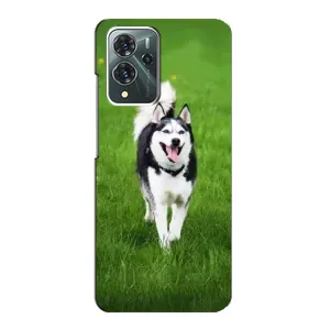 Чохол з Хаскі ZTE Blade V40 Pro - (AlphaPrint) (Радісний Хаскі)