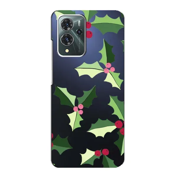 Чехол с принтом «Рождественский фон» для ZTE Blade V40 Pro