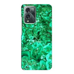 Мраморний чехол на ZTE Blade V40 Pro (VPrint) (Салатовий Мрамор)