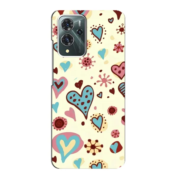 Чехол с принтом «Сердечки» для ZTE Blade V40 Pro Чехол с принтом «Сердечки» для ZTE Blade V40 Pro
