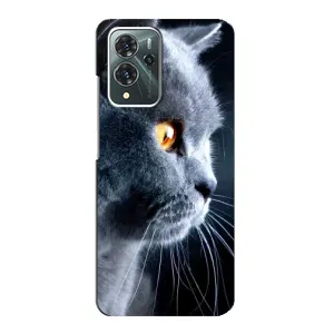 Чохли з Котиками для ZTE Blade V40 Pro (VPrint) (Сірий Кіт)