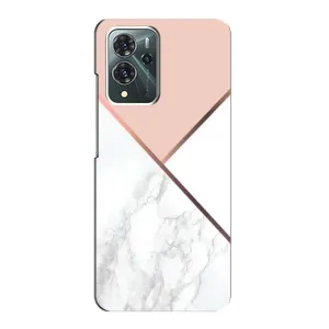 Мраморний чехол на ZTE Blade V40 Pro (VPrint) (Тройний мрамор)