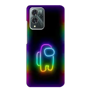 Чехол Амонг Ас для ZTE Blade V40 Pro (AlphaPrint) (Яркий скин)
