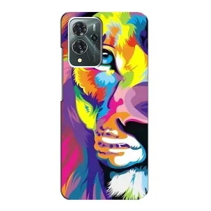 Чохол з картинкою ЛЕВ для ZTE Blade V40 Pro (VPrint) (Яскравий Лев)