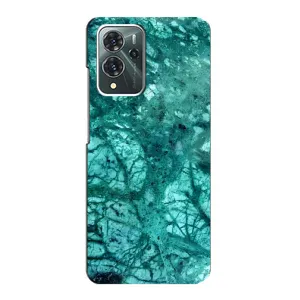 Мраморний чехол на ZTE Blade V40 Pro (VPrint) (Зелений мрамор)