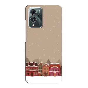 Новорічні, Святкові Чохли для ZTE Blade V40 Pro - 2024 год (Зимове місто)
