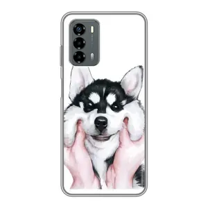 Чехлы с собаками для Blade V40 Vita (VPrint) (Довольный Хаски)