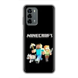 Чехол Майнкрафт на Blade V40 Vita (AlphaPrint) Minecraft (герои Minecraft)