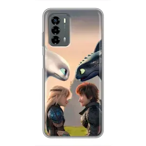 Чехол как приручить дракона на Blade V40 Vita (Иккинг и Астрид)