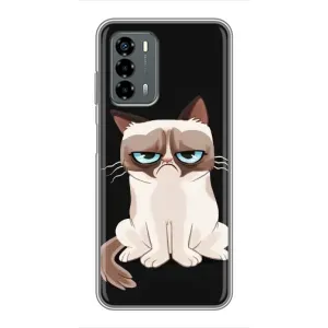 Чохол з принтом для Blade V40 Vita (AlphaPrint) Модні коти (Сумний кіт)