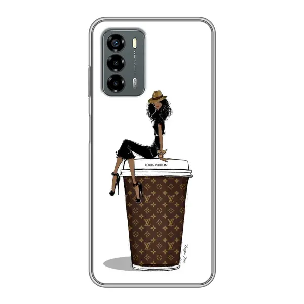 Чехол с принтом «кофе LOUIS VUITTON» для Blade V40 Vita Чехол с принтом «кофе LOUIS VUITTON» для Blade V40 Vita