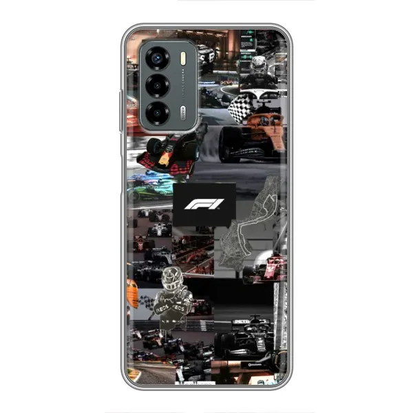 Чохол з принтом «Гоночний колаж Ф1» для Blade V40 Vita