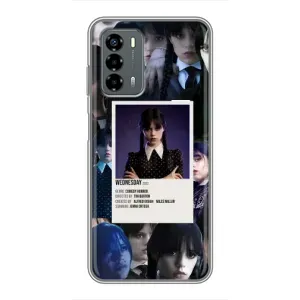 Чехлы Венсдей на Blade V40 Vita Уэнсдей (AlphaPrint) (коллаж Уэнздей)