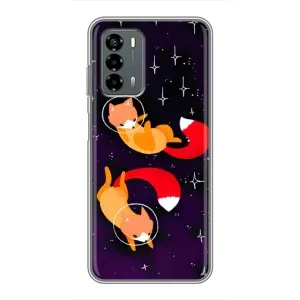 Чохли з картинкою Лисичка для Blade V40 Vita (VPrint) (Лисички космонавти)