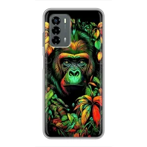 Чохол з Мавпами Blade V40 Vita - (AlphaPrint) (Мавпа в квітах)
