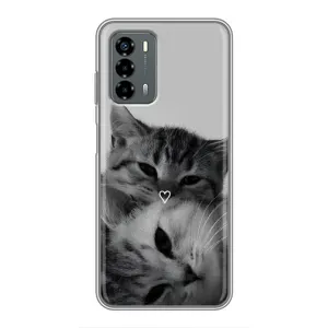 Чохол з малюнком кіт на Blade V40 Vita (Пара котів)