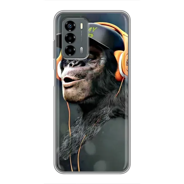 Чохол з принтом «В навушниках» для Blade V40 Vita