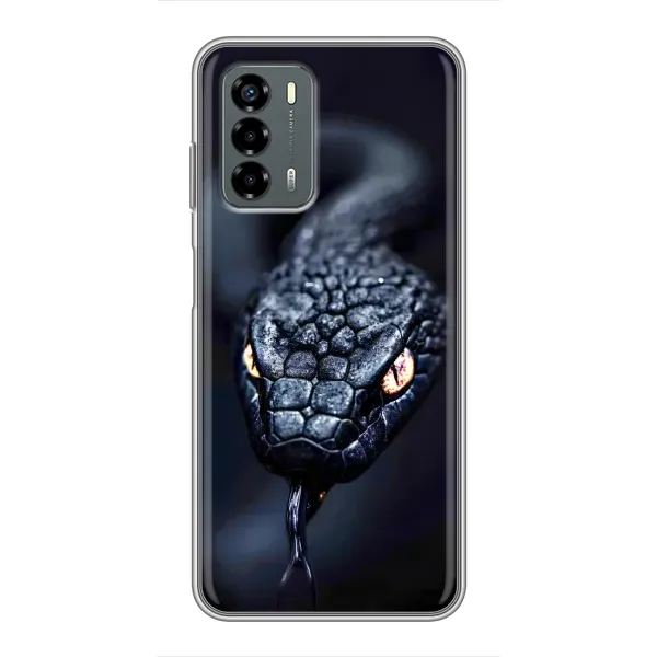 Чохол з принтом «Чорна змія» для Blade V40 Vita
