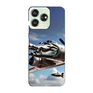 Чехол с мемом Тралалело тралала на ZTE Blade V50 Design (Бомбардиро крокодило)