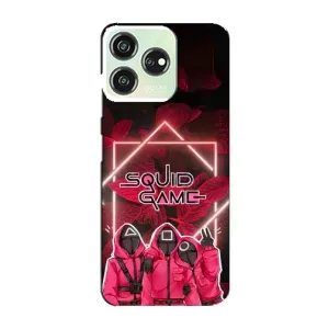 Чехол Гра в кальмара для ZTE Blade V50 Design (Охранники Игра кальмара)