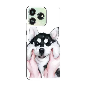 Чохол з Хаскі ZTE Blade V50 Design - (AlphaPrint) (Хаскі улибака)