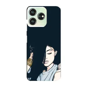 Чохол з друком для ZTE Blade V50 Design - (Мода) (AlphaPrint) (Гарна дівчина)