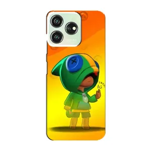 Чехол для ZTE Blade V50 Design Бравл Старс (VPrint) (Хлопчик Леон)