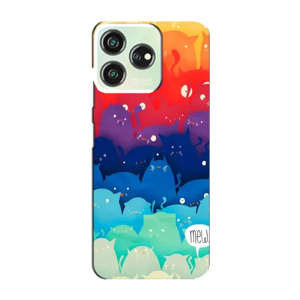Чехол с принтом «Mew» для ZTE Blade V50 Design