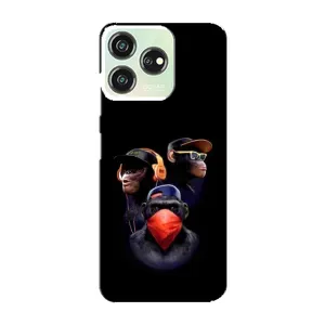 Чохол з Мавпами ZTE Blade V50 Design - (AlphaPrint) (Три мавпи)