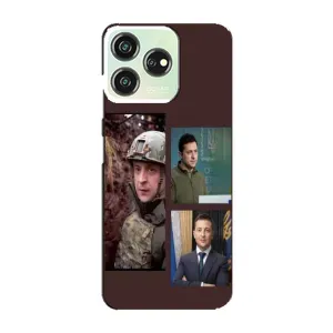 Чохол для ZTE Blade V50 Design (AlphaPrint - с принтом Зеленського) (Президент)