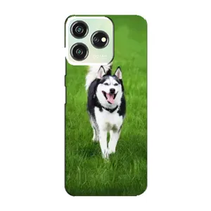 Чохол з Хаскі ZTE Blade V50 Design - (AlphaPrint) (Радісний Хаскі)