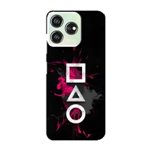 Чехол Гра в кальмара для ZTE Blade V50 Design (Символы Игра кальмара)