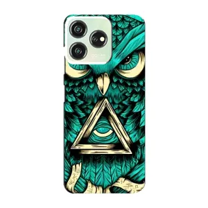 Чохол з пташками на ZTE Blade V50 Design (VPrint) (Сова з оком)